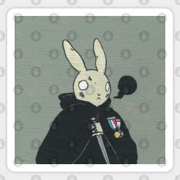 rabbit freemason Sticker by Yurii